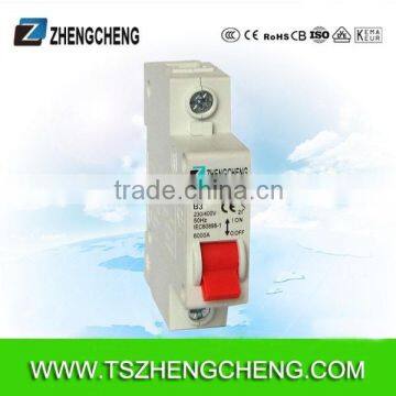 C45 MCB 1P 3A B curve Miniature circuit breaker