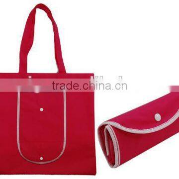 BSCI audit factory fold away bag/bag that folds into a pouch/foldable shopping bag