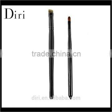 Factory cheapest high quality wooden soft synthetic hair mini lip brush