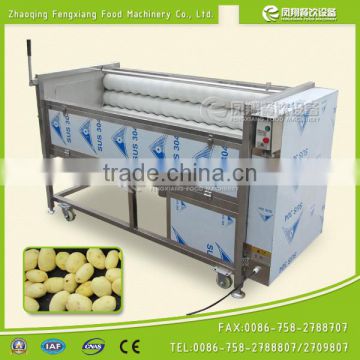 2016 New Type Peeler Type Potato Processing Washing Washer Machine / Equipment with 8 pcs Brushes