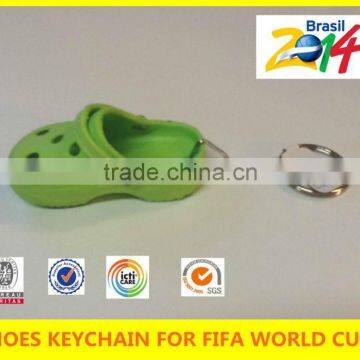 2014 brasil football world cup mini canvas sneaker shoes keychain