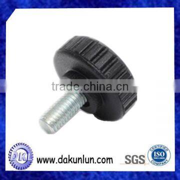Round Knurled Thumb Screw Black Knob Thumb Screw