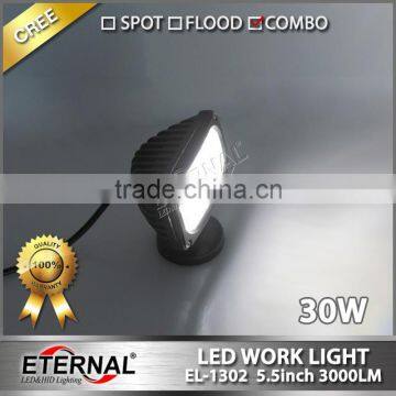 5.5in 30W rectangle led driving light hi-low beam 3 wire out for 4x4 Jeep off-road powersports motorsports ATV UTV SUV