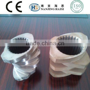 Nanjing Haisi Bimetallic screw and barrel for plastic extruder