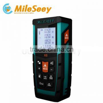 Mileseey 100m Handheld Laser Distance Meter Digital Laser Range Finder Laser Range Meter Laser Tape Measure X6 photo-2