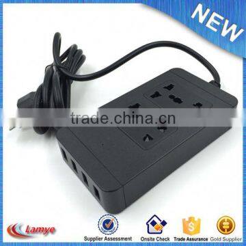 4 Port Usb Charger for Outdoor/ Multiple Portable Socket Outlet for Travel photo-2