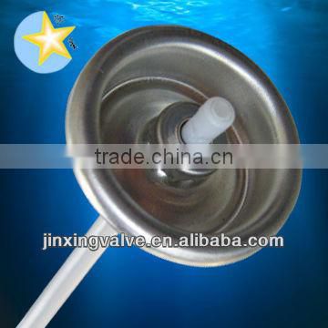 Tinplate can paint aerosol valve