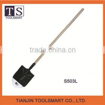 Mechanical Industrial Round Point Shovel With Wooden Handle photo-2