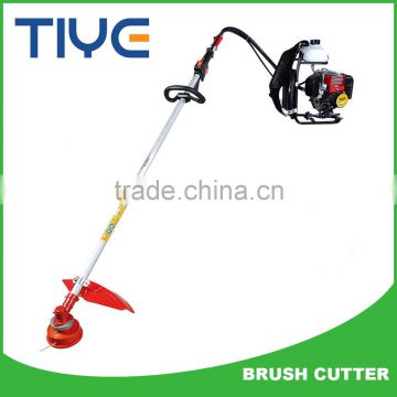 2-stroke, single cylinder, forced air cooling feature petrol shoulder carry grass trimmer