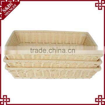 100% Hand Weaved Market Fruit and Vegetable Display Basket photo-2