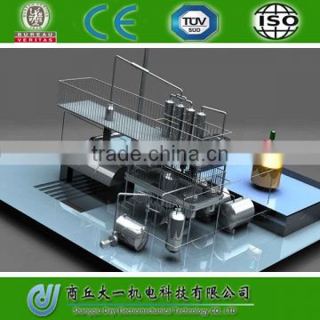 Distillation Plant For Black Oil And Crude Oil And Pyrolysis Oil