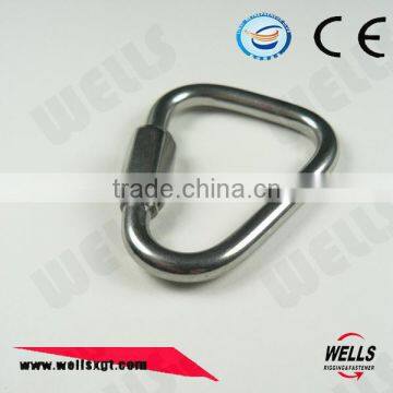 10mm Stainless Steel 316 Carabiner Triangle QUICK LINK