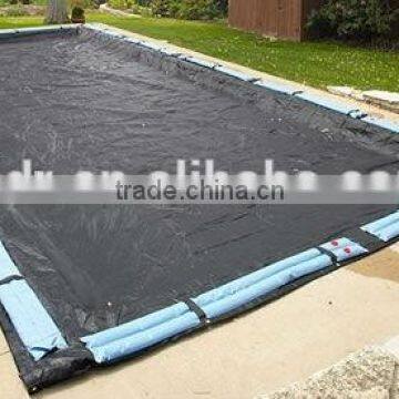 cheap pvc tarpaulin pool cover ,blue slogan printed tarpaulin, high quality polyester fabric