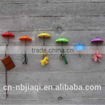 Lovely Umbrella Shape Sticky Hooks/3pcs in One Set photo-3