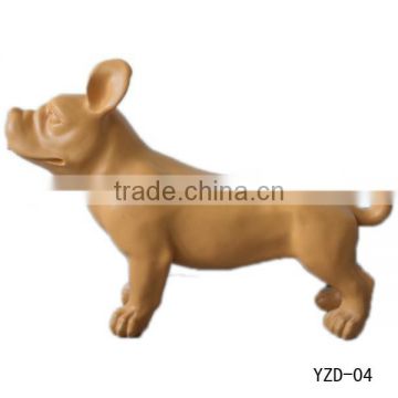 2015 new fiberglass animal mannequins statues dog mannequin