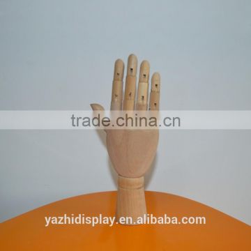 Hot sale wood mannequin hand for gloves display