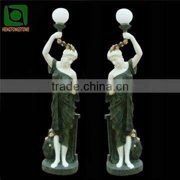 Garden Natural Marble Statue Lamps photo-3