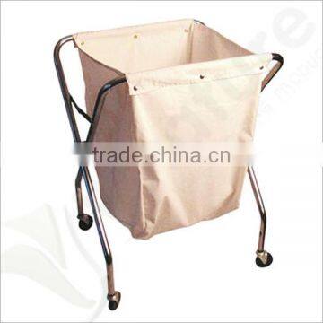 Laundry Clothes Basket Washing Wheels Cart Replacement Net Only