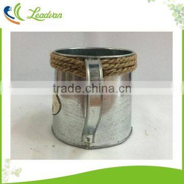 Antique Garden Decorative Metal Mini Little Small Kids Watering Can With Handle Garden Storage Watering Pot photo-6