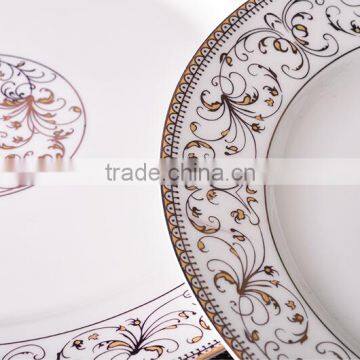 Haonai hot sale product high quality hand painted ceramic plates