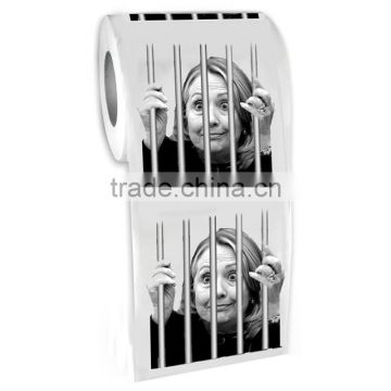 Custom Hillary Clinton Funny Toilet Paper