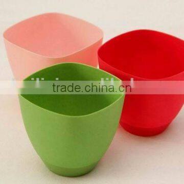 Round square flower pot garden plastic flower pot decorative plastic flower pot