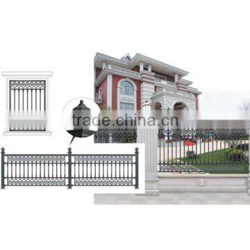 Painted Decorative Cast Vintage Art Aluminum Garden Fence for Villa photo-4