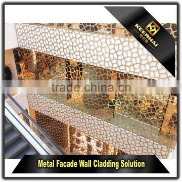 Laser Cut Aluminium Decorative Interior Perforated Metal Wall Cladding Panels photo-3