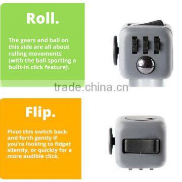 Cheaper Decompression Cube Smooth Button Desk Toy Kids $ Adult for Killing Time Relieves Stress Fidget Cube photo-4