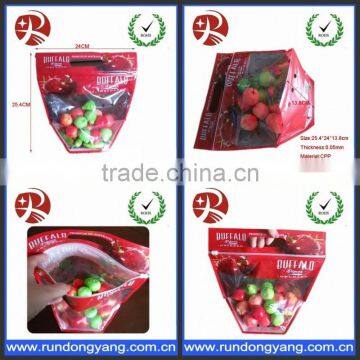 Printed Stand up Pouch Bag / Slider Zip Lock Fruit Bag for Grape photo-6
