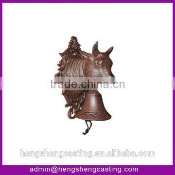 Cast Iron home decoration ox-head bell