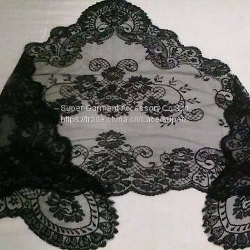 Spanish Lace Mantilla Embroidery Authentic Spanish Lace Mantilla Veils photo-3