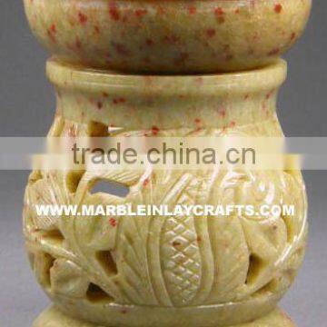 Carved Soap Stone Aroma Oil Diffuser