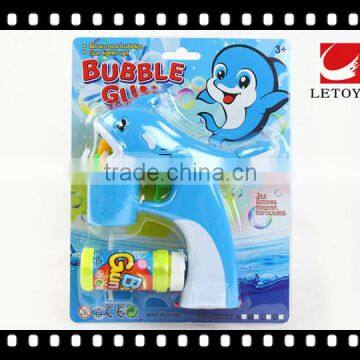 kids popular summer water toys plastic led light bubble gun with sound