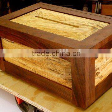 Wood Donation Box