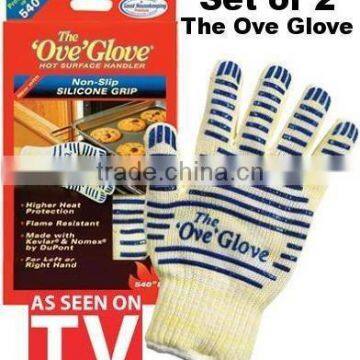 oven glove elaborate Top Class BBQ glove- Gift box packaging(2 gloves included)