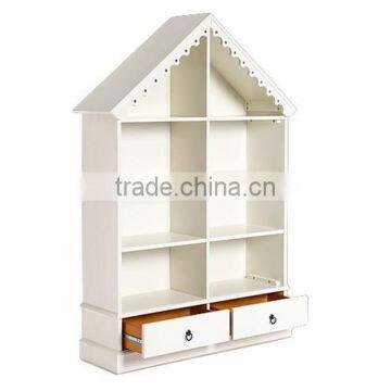 Royal Classical European Style Pure White House Shaped Armoire For Kids Bedroom, New Arrival Nice Wardrobe Closet BF11-01224b photo-3