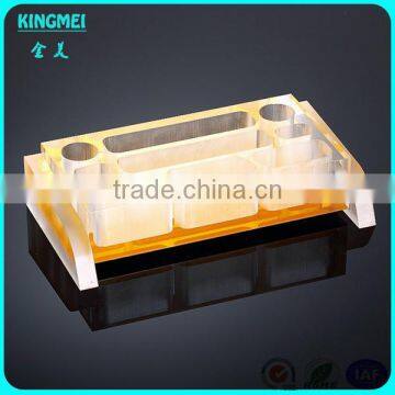 Customized V Shape Acrylic Microphone Display Stand Holder