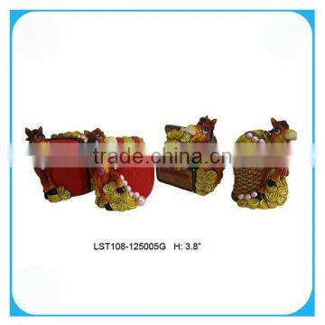 Polyresin horse for 2014 souvenir new year sale