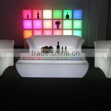 Waterproof Portable PE Plastic Rechargeable Led Cube Ice Bucket photo-4