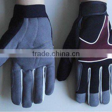 Safety Auto Leather Mechanic Work Glove