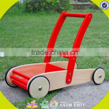 Wholesale Educational Red Wooden Toddler Walker Hot Sale Wooden Toddler Walker Useful Wooden Toddler Walker W13C013 photo-5