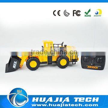 6CH RC Bulldozer Toy Car kids plastic construction toy