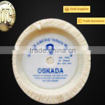 9" Double/Single Side Wool Polishing Pad photo-2