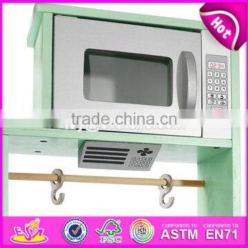 New Design Luxurious White Wooden Boys Play Kitchen for Kids W10C279 photo-5