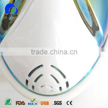 Swimming Equipment Full Face Snorkel Mask With Electroplate Beautiful Plating Mask photo-3