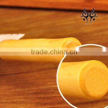 2017 Newest Style Double Wooden Handle Steel Comb photo-4