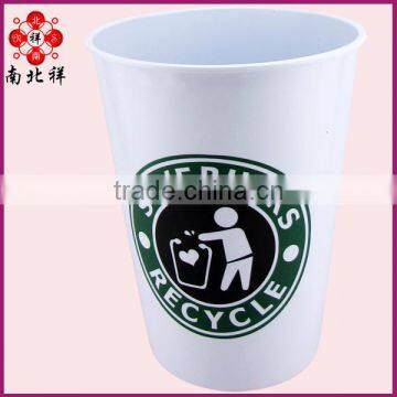 Melamine Material Round Plastic Large Garbage Bin