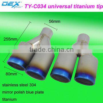 high quality auto part stainless steel 304 universal exhaust tip