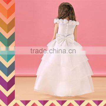 Retail Children Girls Frock Girl Party Dress Baby Princess Tutu Dress Baptism Rose Collar Baby Girls Gauze Christening Dresses photo-3